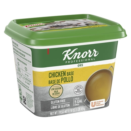 Knorr Low Sodium Chicken Base, 12 x 1 lb Case - DOT product image 6