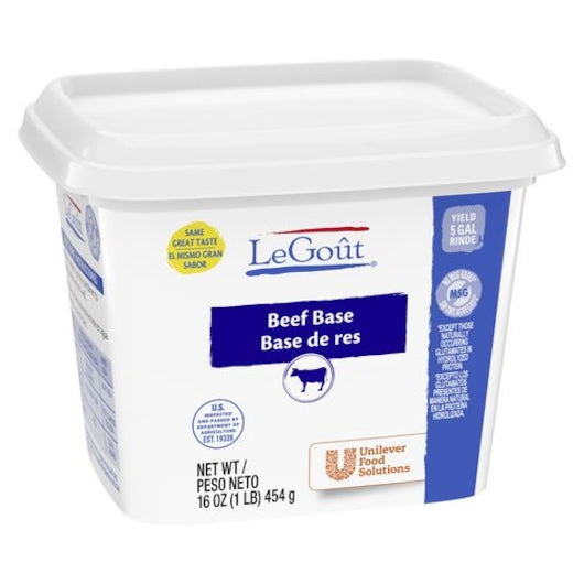 LeGout No MSG Beef Base, 12 x 1 lb Case - DOT product image 8