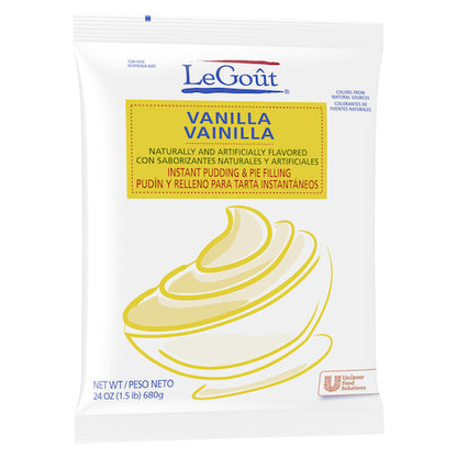 LeGout Vanilla Flavored Instant Pudding Mix, 12 x 24 oz Case - DOT product image 5