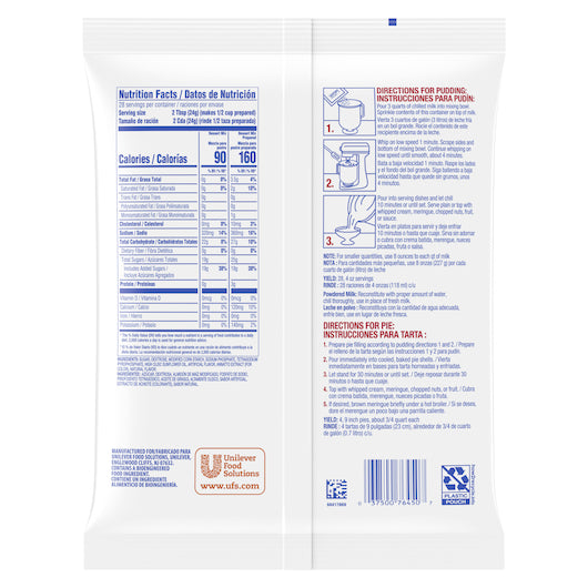 LeGout Vanilla Flavored Instant Pudding Mix, 12 x 24 oz Case - DOT product image 7