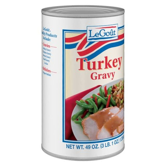 LeGout Heat & Serve Turkey Gravy, 12 x 49 oz Case - DOT product image 5