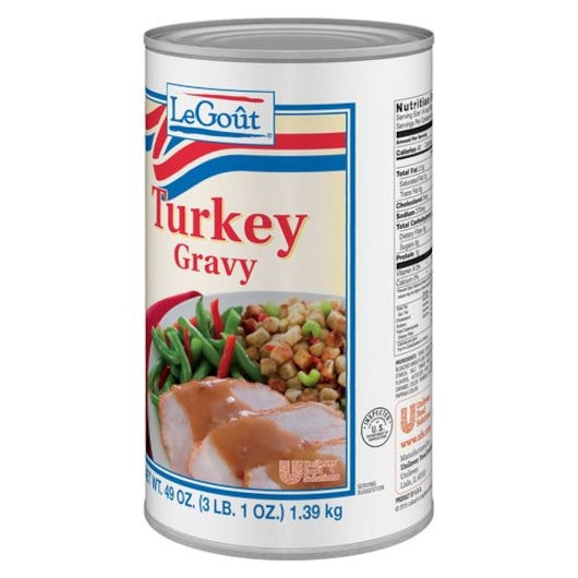 LeGout Heat & Serve Turkey Gravy, 12 x 49 oz Case - DOT product image 6