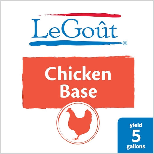 LeGout Franklin Colony Chicken Base, 12 x 1 lb Case - Pantry Ingredients