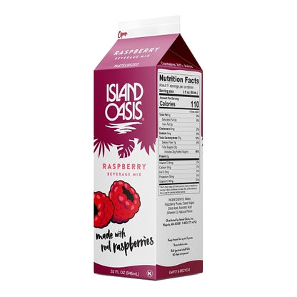 Island Oasis Raspberry Mix, 12 x 32 fl oz Case - DOT product image 5