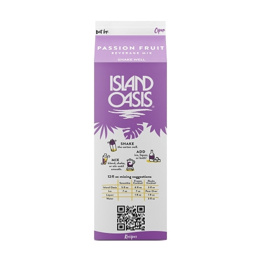 Island Oasis Passion Fruit Beverage Mix, 12 x 32 fl oz Case - DOT product image 6
