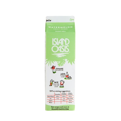 Island Oasis Watermelon Beverage Mix, 12 x 32 fl oz Case - DOT product image 4