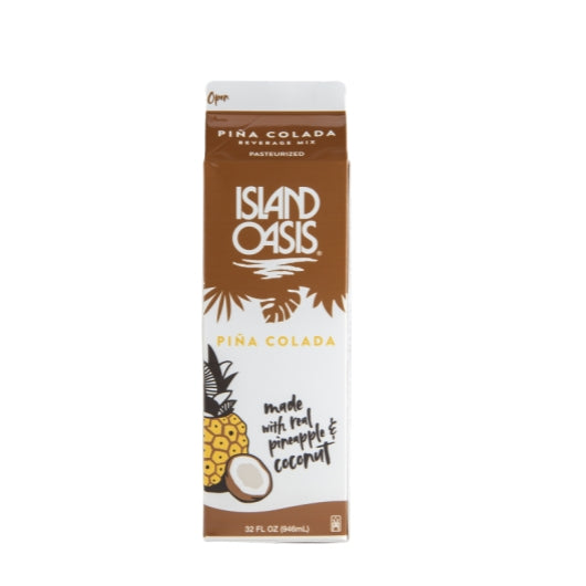 Island Oasis Pina Colada Frozen, 12 x 32 fl oz Case - Frozen Fruit