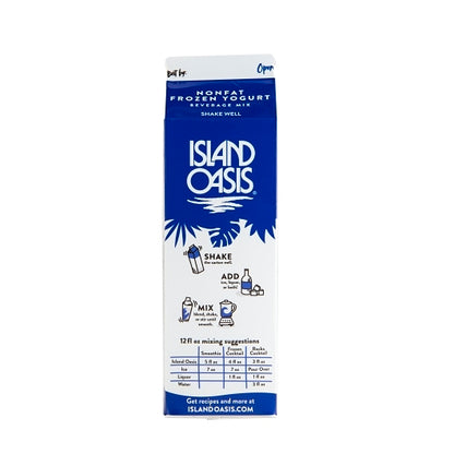 Island Oasis Non Fat Yogurt Beverage Mix, 12 x 32 fl oz Case - DOT product image 4