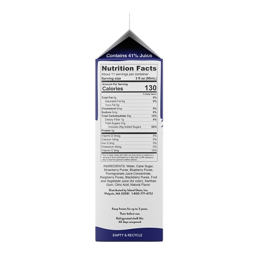 Island Oasis Blueberry Pomegranate Beverage Mix, 12 x 32 fl oz Case - DOT product image 4