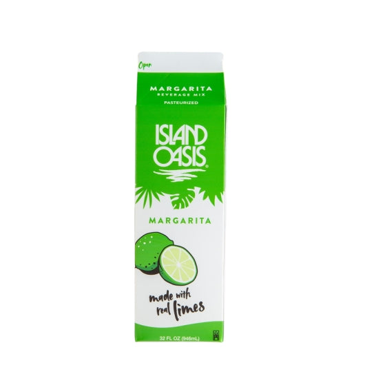 Island Oasis Margarita Beverage Mix, 12 x 32 fl oz Case - Frozen Fruit
