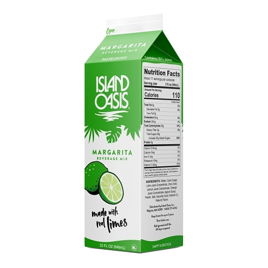 Island Oasis Margarita Beverage Mix, 12 x 32 fl oz Case - DOT product image 5