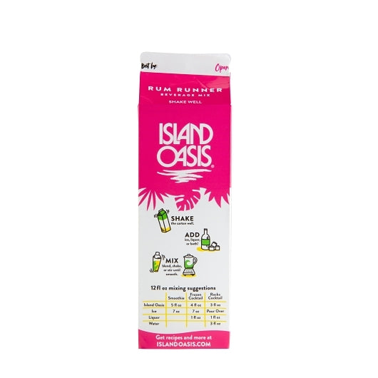 Island Oasis Rum Runner Beverage Mix, 12 x 32 fl oz Case - DOT product image 5