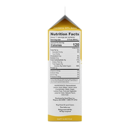 Island Oasis Premium Lemonade Beverage Mix, 12 x 32 fl oz Case - DOT product image 4