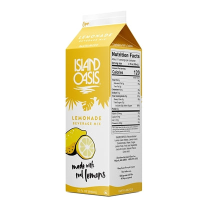 Island Oasis Premium Lemonade Beverage Mix, 12 x 32 fl oz Case - DOT product image 5