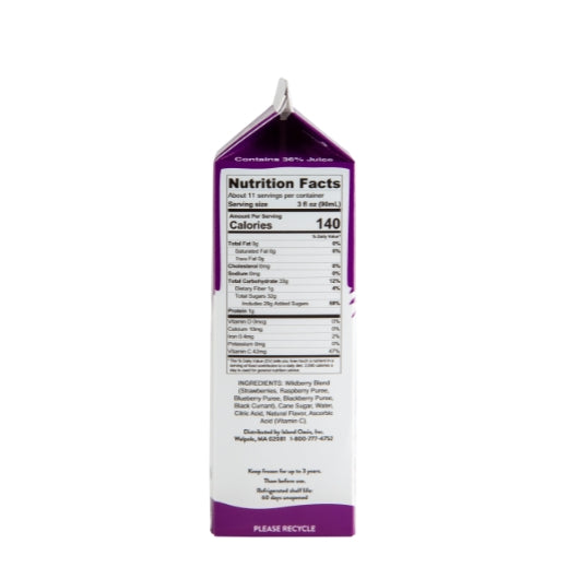 Island Oasis Wildberry Beverage Mix, 12 x 32 fl oz Case - DOT product image 3