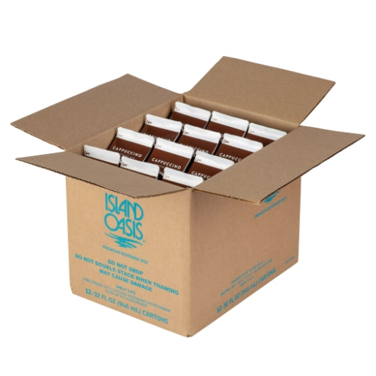 Island Oasis Cappuccino Beverage Mix, 12 x 12 x 32 fl oz Case - DOT product image 8