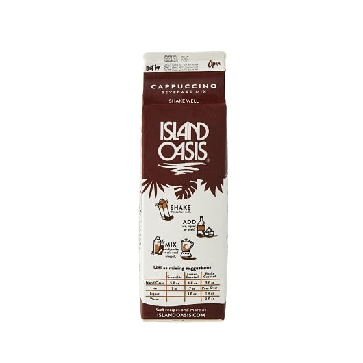 Island Oasis Cappuccino Beverage Mix, 12 x 12 x 32 fl oz Case - DOT product image 4