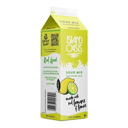 Island Oasis Sour Mix Beverage Mix, 12 x 32 fl oz Case - DOT product image 2
