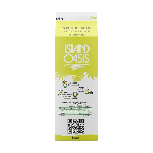 Island Oasis Sour Mix Beverage Mix, 12 x 32 fl oz Case - DOT product image 6
