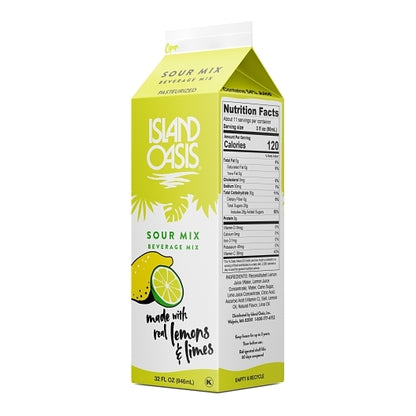Island Oasis Sour Mix Beverage Mix, 12 x 32 fl oz Case - DOT product image 5