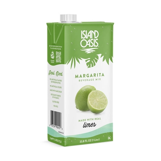 Island Oasis Gluten Free Margarita Beverage Mix, 12 x 1 LT Case - Dried Fruit & Fruit Snacks - image 2