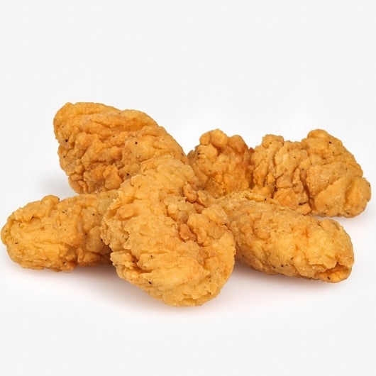 Pierce Chicken Homestyle Fritter Homestyle Breaded Chicken Breast Chunks, 2 x 80 oz Case - Frozen Meat & Seafood