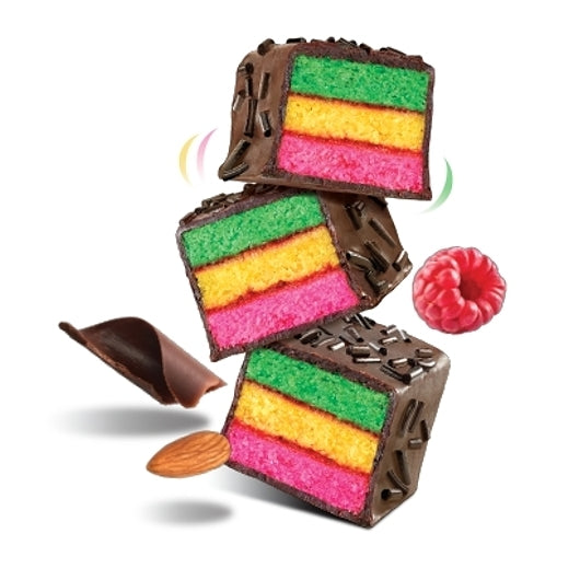 Cookies United Italian Classic Italian Rainbow Cake, 8 x 12 x 2 oz Case - DOT product image 8