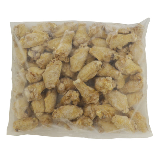 Brakebush Naked Wings Fully Cooked Bone-In Unbreaded Chicken Wings 1St & 2Nd Sections Jumbo Avg. 6-9 Pcs/Lb., 2 x 6 lb