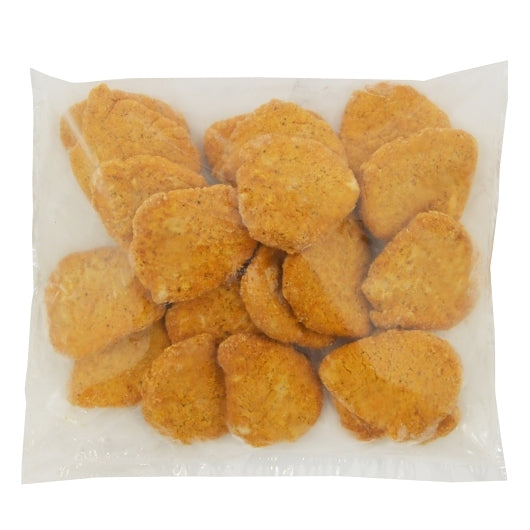 Brakebush Gold'N'Spice Fully Cooked Breaded Chicken Breast Filets 4 Oz. Avg., 2 x 5 lb Case - Frozen Meat & Seafood