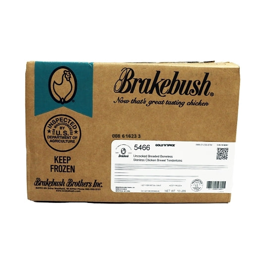 Brakebush Uncooked Chicken Tenderloins; 5 Pound; 1 Per Pack; 2 Per Case - DOT product image 4