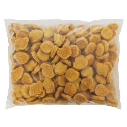Brakebush Country Goodness Fully Cooked Breaded Breast Nuggets 0.65 Oz., 2 x 6 lb Case - Frozen Meat & Seafood