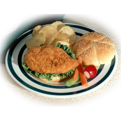Brakebush Smartshapes Gold'N'Spice Fully Cooked Breaded Breast Cutlets 3.7 Oz., 2 x 5 lb Case - DOT product image 6