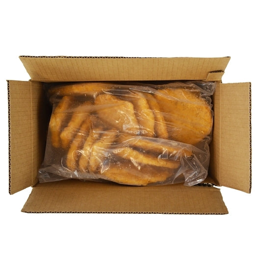 Brakebush Smartshapes Gold'N'Spice Fully Cooked Breaded Breast Cutlets 5.6 Oz., 2 x 5 lb Case - DOT product image 3