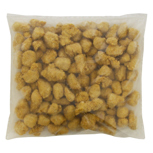 Brakebush Doo-Wa Ditties Fully Cooked Boneless Breaded Breast Chunk Wings, 2 x 2 x 5 lb Case - Frozen Meat & Seafood