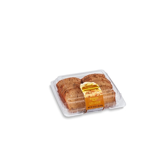 Csm Bakery Banana Nut Sliced Loaf Cake, 12 x 16 oz Case - Bakery & Desserts