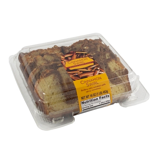 Brill Cinnamon Butter Loaf Cakes, 12 x 16 oz Case - Bakery & Desserts