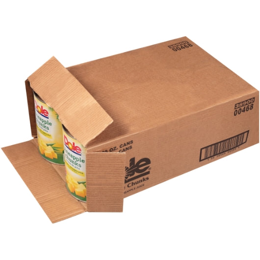 Dole Fancy Pineapple Chunks in Juice, 6 x 106 oz Case - DOT product image 3