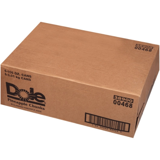 Dole Fancy Pineapple Chunks in Juice, 6 x 106 oz Case - DOT product image 4