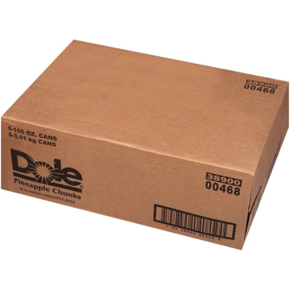 Dole Fancy Pineapple Chunks in Juice, 6 x 106 oz Case - DOT product image 4