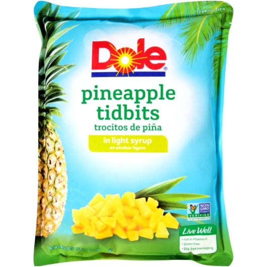Dole Pineapple Tidbits in Light Syrup, 6 x 81 oz Case - DOT product image 5