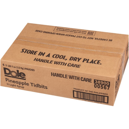 Dole Pineapple Tidbits in Light Syrup, 6 x 81 oz Case - DOT product image 3