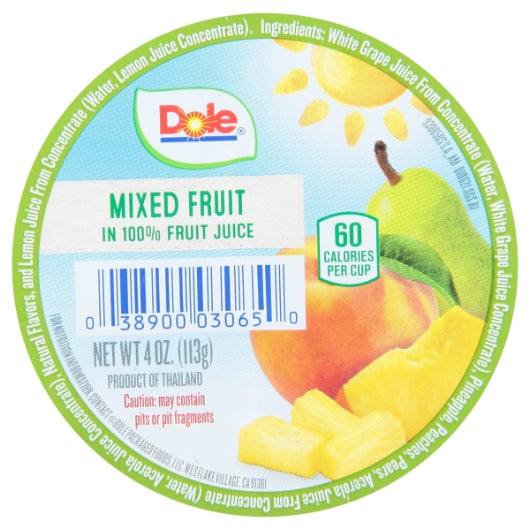 Dole Mixed Fruit in 100% Juice, 36 x 4 oz Case - DOT product image 5