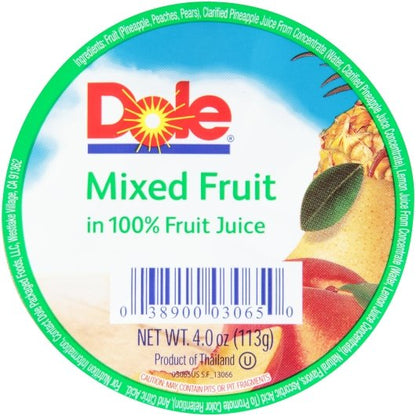 Dole Mixed Fruit in 100% Juice, 36 x 4 oz Case - DOT product image 7