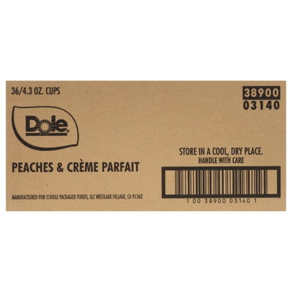 Dole Peaches & Crème Parfait, 36 x 4.3 oz Case - DOT product image 6