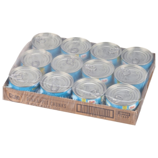 Dole Fancy Pineapple Chunks in Juice, 12 x 8 oz Case - DOT product image 2