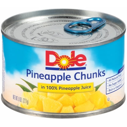 Dole Fancy Pineapple Chunks in Juice, 12 x 8 oz Case - DOT product image 7