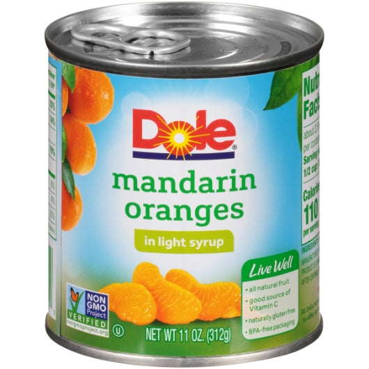 Dole Mandarin Oranges in Light Syrup, 12 x 11 oz Case - DOT product image 4