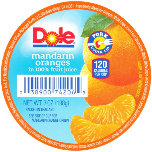 Dole Mandarin Oranges Slice, 12 x 7 oz Case - DOT product image 6