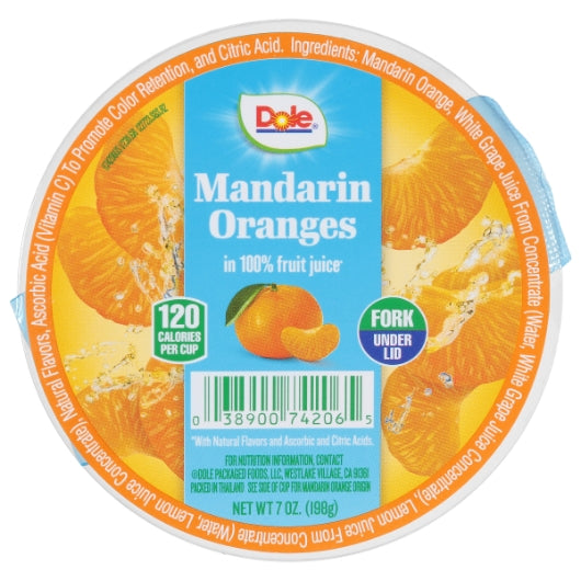 Dole Mandarin Oranges Slice, 12 x 7 oz Case - DOT product image 2