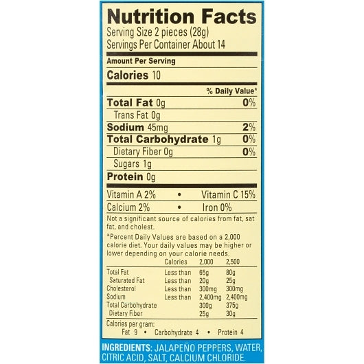 Ortega Sliced Jalapenos, 6 x 96 oz Case - DOT product image 5